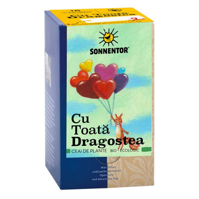 Ceai plante Eco-biologic Sonnentor Cu Toata Dragostea 18 plic