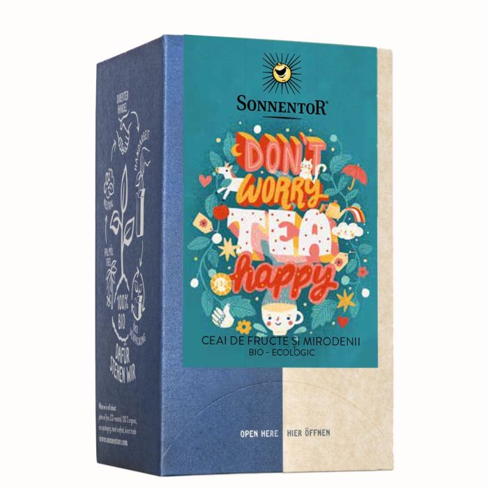 Ceai fructe Bio-ecologic Sonnentor Don’t worry, TEA happy 18plic