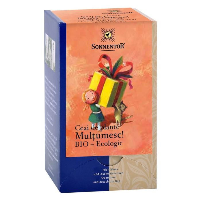 Ceai plante Bio-ecologic Sonnentor Multumesc! 18plic