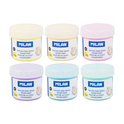 ACUARELE 6 CULORI 40ML/CUL FINGER PASTEL MILAN