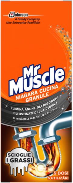 Granule desfundarea tevilor Mr. Muscle250g