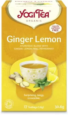 Ceai bio Ghimbir si Lamaie, 17 pliculete 30.6g, Yogi Tea