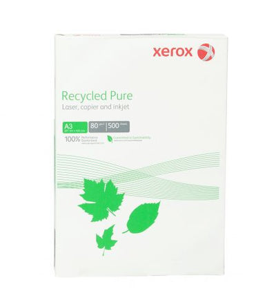 Hartie copiator reciclata A3, 80g/mp, 500coli/top, XEROX Recycled Pure