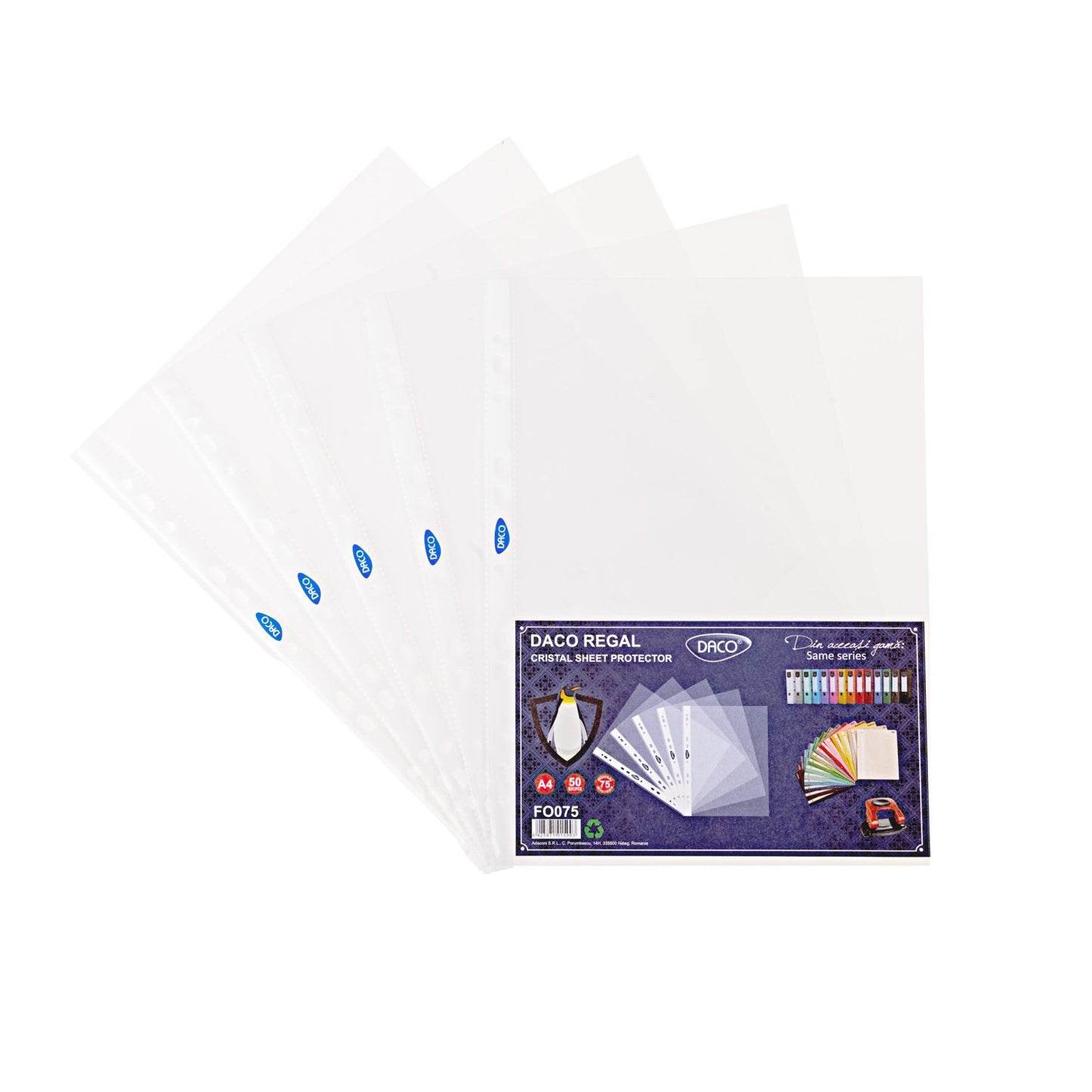 Folie A4 Regal Daco 50/set, 75 Microni