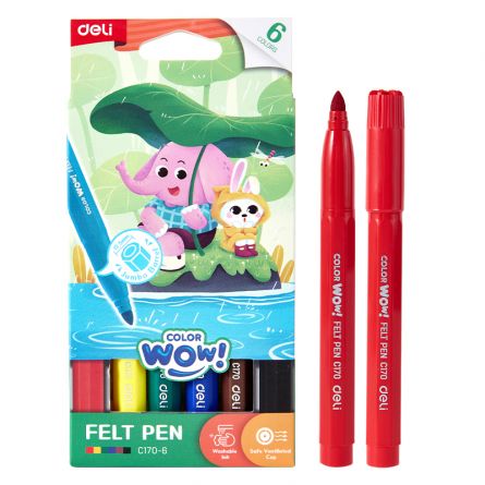 CARIOCI JUMBO 6 CULORI WASHABLE DELI