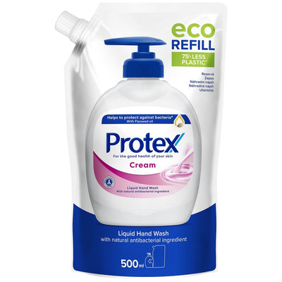 Sapun Lichid Antibacterian Protex Rezerva 500Ml - Cream