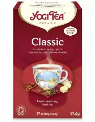 Ceai bio Classic, 17 pliculete 37.4g, Yogi Tea