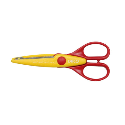 Foarfecă Zig-Zag Daco FF420, 16.5 cm, pentru Hârtie și Țesături, Tăieturi Decorative