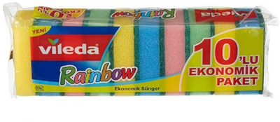 Burete de vase, rainbow, 10 bucati/set, Vileda