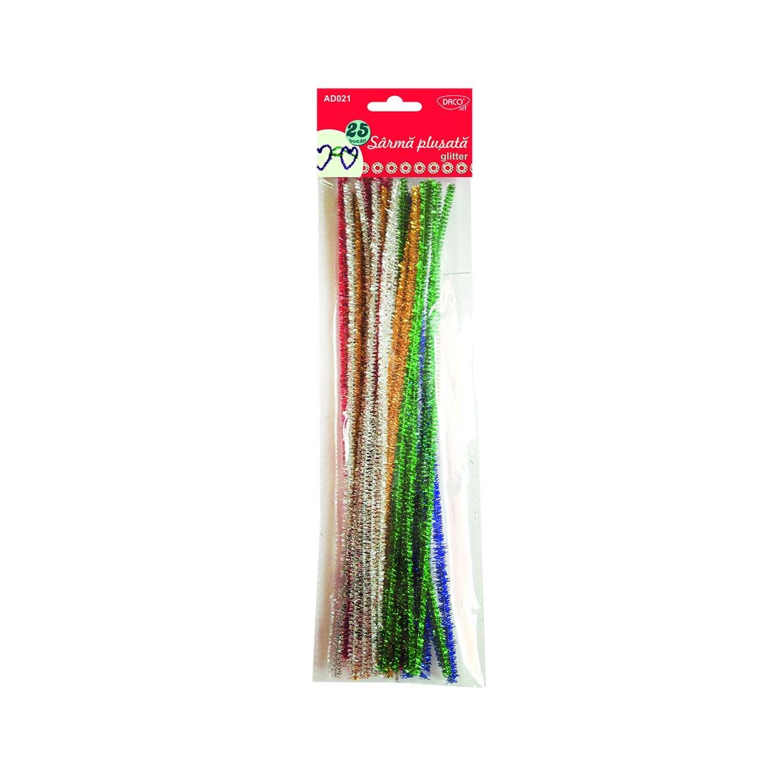 ACCESORII CRAFT - AD021  SARMA PLUSATA GLITTER