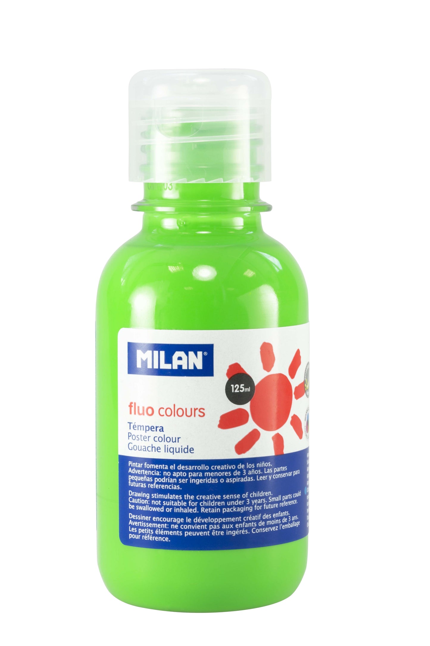 TEMPERA 125ML/CULOARE FLUORESCENTA VERDE 034461