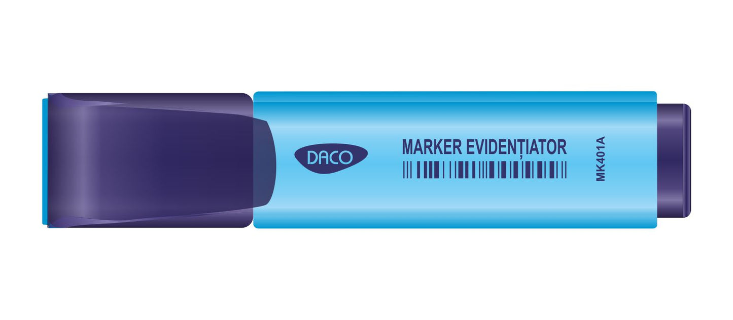 MARKER EVIDENTIATOR DACO ALBASTRU MK401A