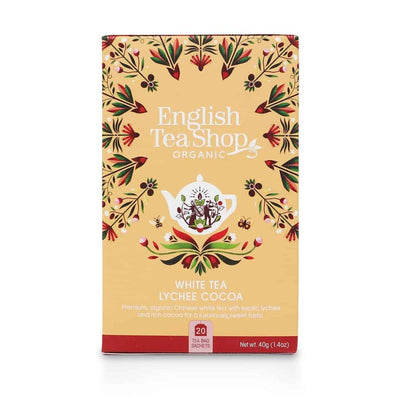 English Tea Shop Ceai alb cu litchi si cacao 20x2g