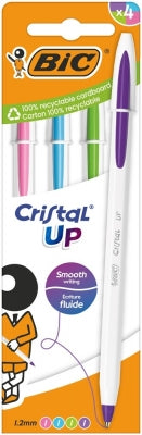Pix BIC, Cristal Up Fun, diverse culori, 4 buc/set