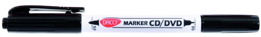 MARKER CD/DVD DOUA CAPETE DACO NEGRU MK301