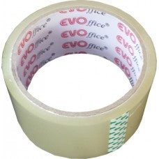 Banda adeziva impachetat transparenta, 48mm*40m, EVOffice