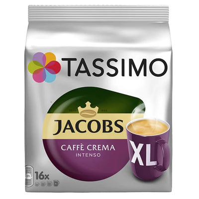 Cafea capsule Jacobs Tassimo Crema Intenso XL, 16 buc x 144 g