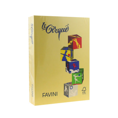HARTIE COLORATA 80G/MP A4 202 GALBEN MEDIU FAVINI A71B504