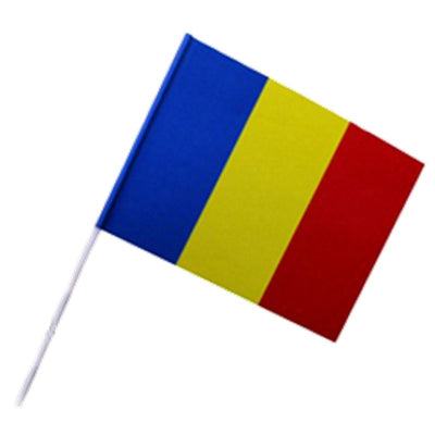 Stegulet poliester Romania cu betisor 14x21cm