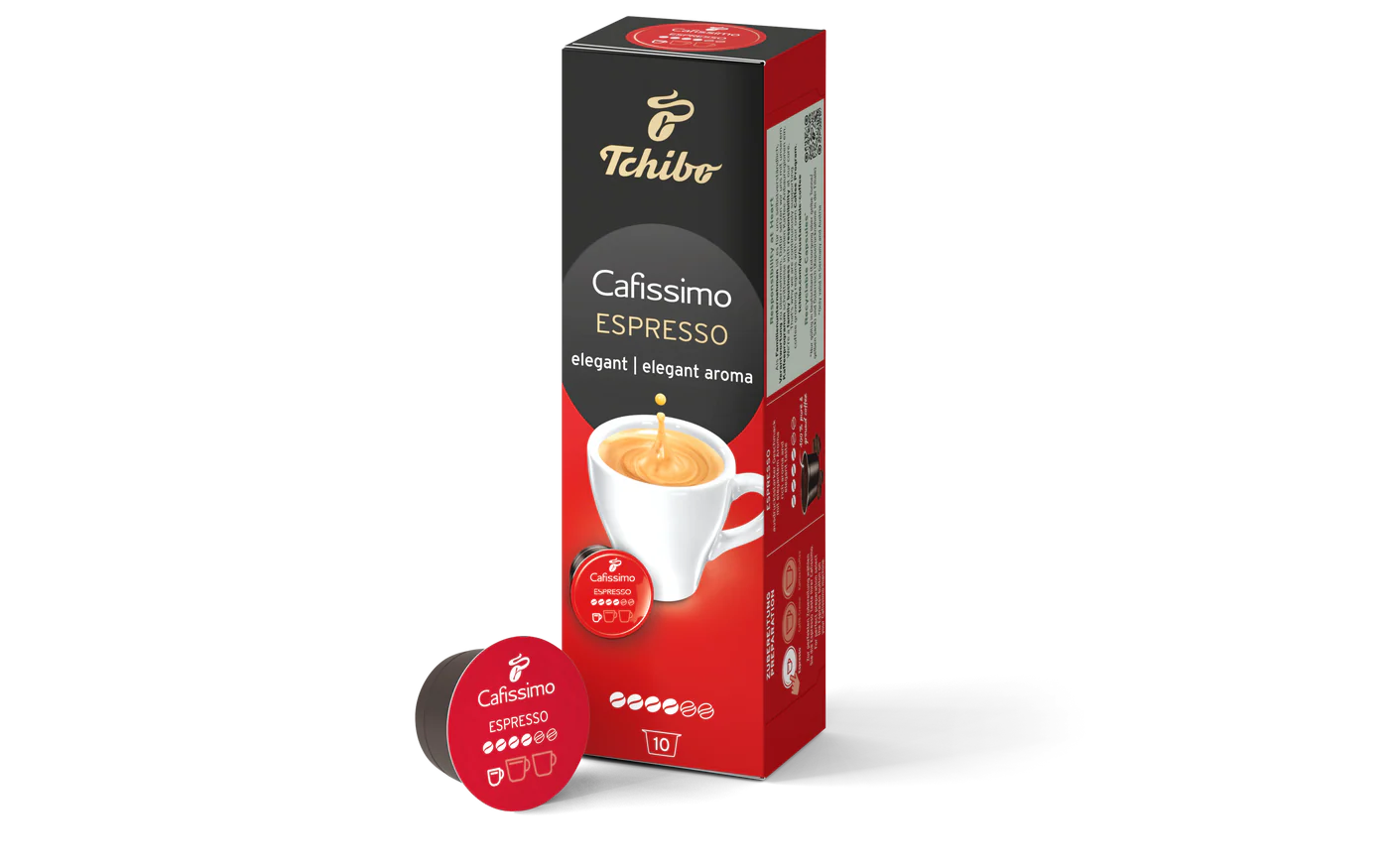 Cutie 10 capsule cafea Tchibo Cafissimo Espresso Elegant Aroma