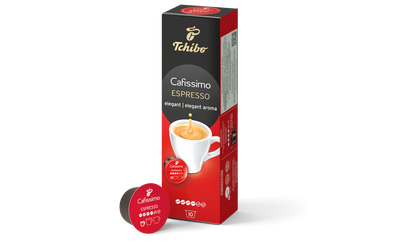 Cutie 10 capsule cafea Tchibo Cafissimo Espresso Elegant Aroma