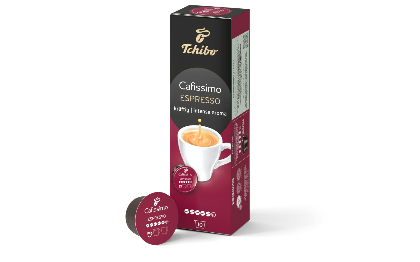 Cutie 10 capsule cafea Tchibo Cafissimo Espresso Intense Aroma