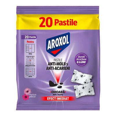 Pastile anti molii si acarieni Aroxol 20 buc/set