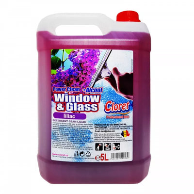 Solutie Curatat Geamuri Cloret Rezerva 5L - Liliac
