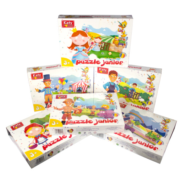Puzzle din carton A3, 25 piese desene animate EVOffice