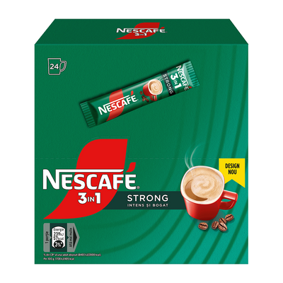 Cafea instant Nescafe 3 in 1 Strong 15 g