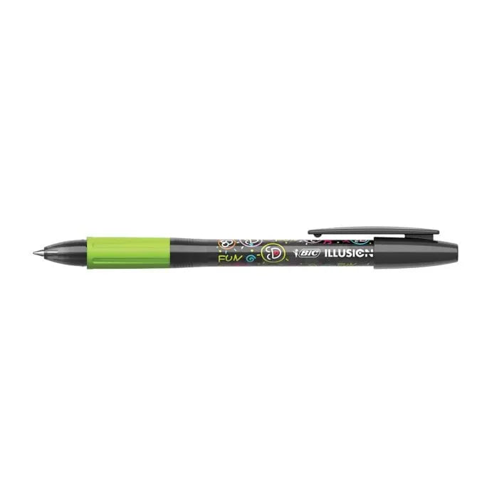 Roller Bic Illusion Gel Termosensibil Negru 0.7Mm