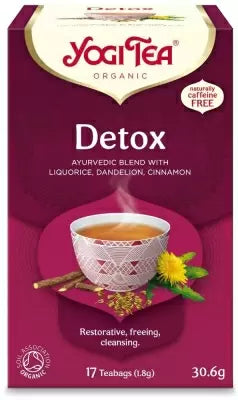 Ceai bio Detoxifiant, 17 pliculete 30.6g, Yogi Tea