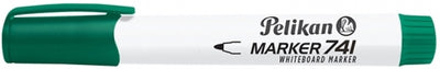 Marker whiteboard 741, culoare verde, varf rotund, Pelikan