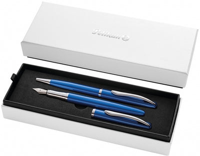 Set Jazz Noble, pix si stilou, Saphire Blue, Pelikan