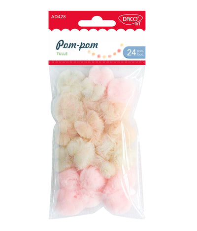 ACCESORII CRAFT - AD428 POMPOM TULLE DACO