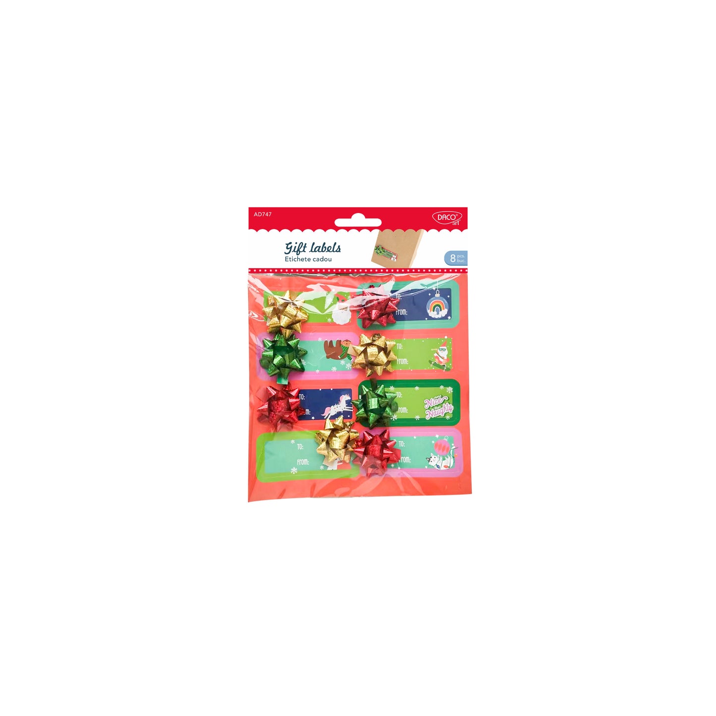 ACCESORII CRAFT - AD747 ETICHETE CADOU DACO