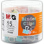 Clips Colorat 15Mm, 60 Bucati/Cutie M&G