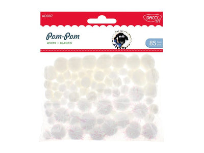 ACCESORII CRAFT - AD087 POM POM BLANCO DACO