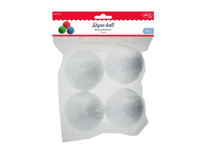 ACCESORII CRAFT - AD174 BILE POLISTIREN SET4 75MM