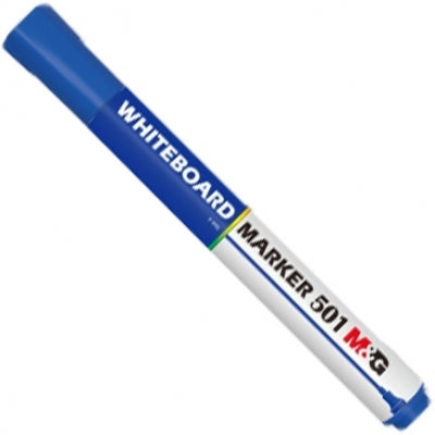 Marker pentru tabla alba 501, 2 mm, albastru, M&G