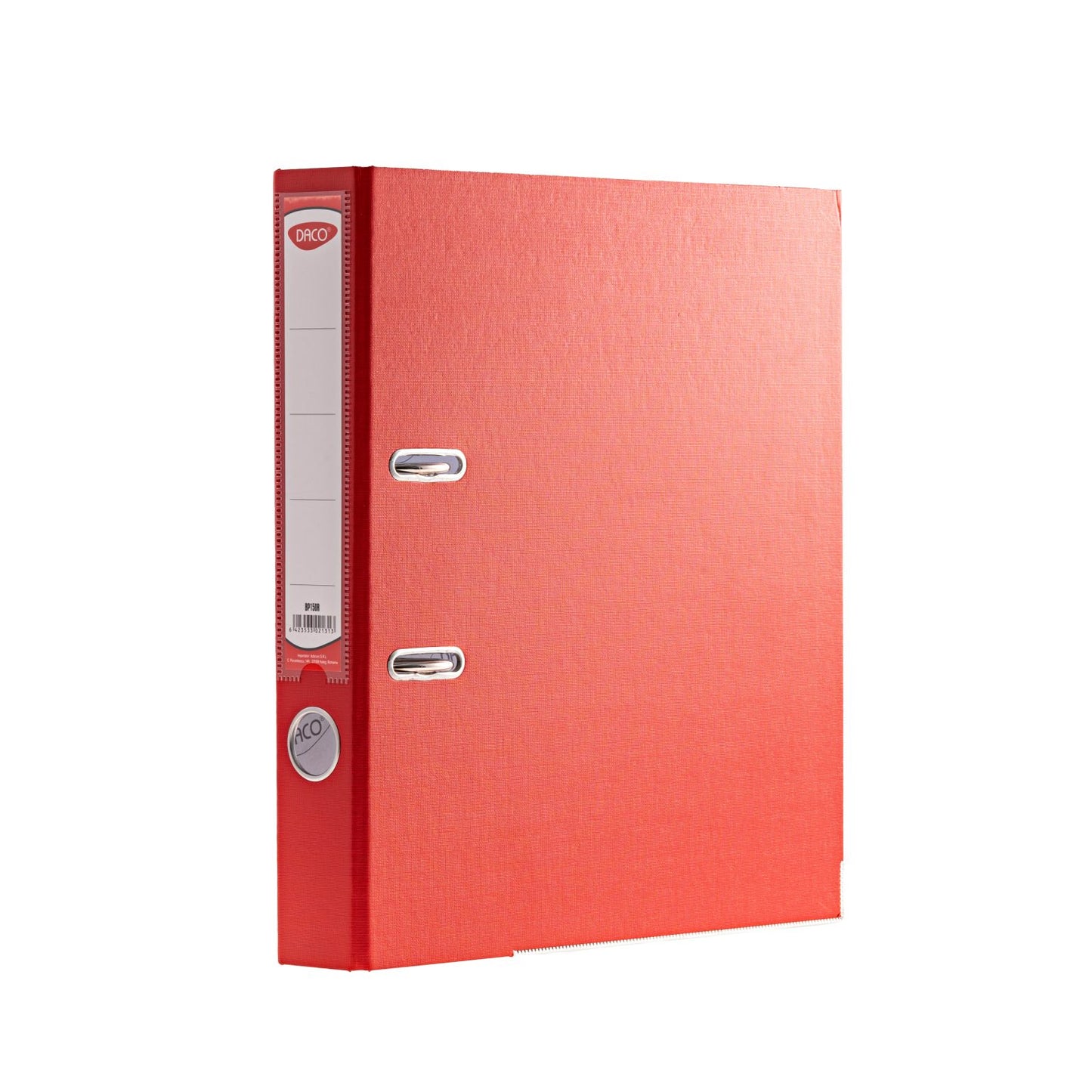 Biblioraft plastifiat 50 mm Rosu DACO