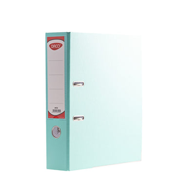 Biblioraft plastifiat 75 mm Turcoaz deschis DACO