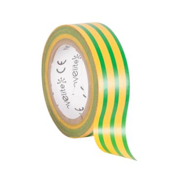 Banda izolatoare ignifuga din PVC 10 m, verde/galben