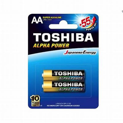 Baterii alcaline Alpha Power R6/AA, 2 buc/blister