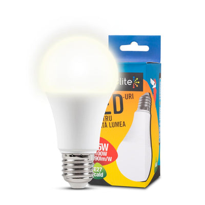 Bec LED A60 15W E27 3000K, Novelite