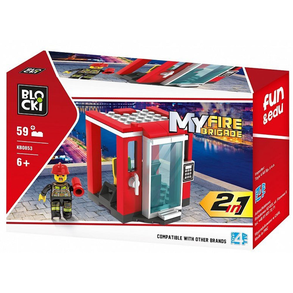 Blocki My Fire Brigade, Turn control, Pompieri, 59 piese
