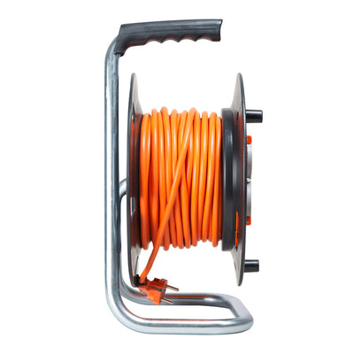 Derulator cablu electric 4 prize, 20 m, cablu 3x1.5 mm², IP44, protectie la stropire