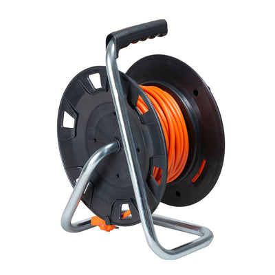 Derulator cablu electric 4 prize, 35 m, cablu 3x1.5 mm², IP44, protectie  la stropire