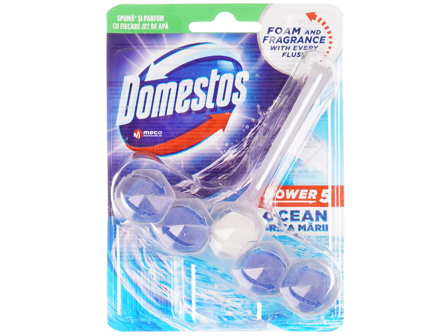 Odorizant toaleta Domestos bile 50g