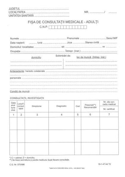 Fi?? de consulta?ii medicale